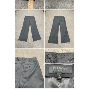 Talbots Women's Gray Wide Leg Pants